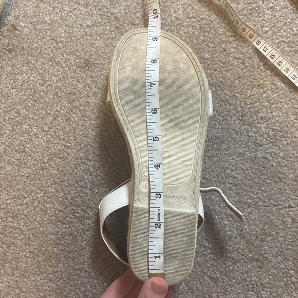 Lucky Brand Ganesha white espadrille sandals - Picture 8 of 9